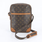 Louis Vuitton Monogram Danube Leather Shoulder Bag Crossbody Messenger Tote