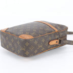 Louis Vuitton Monogram Danube Leather Shoulder Bag Crossbody Messenger Tote — view 4