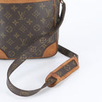 Louis Vuitton Monogram Danube Leather Shoulder Bag Crossbody Messenger Tote — view 2