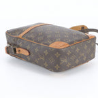 Louis Vuitton Monogram Danube Leather Shoulder Bag Crossbody Messenger Tote — view 5