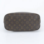 Louis Vuitton Monogram Neverfull Leather Tote Bag Shoulder — view 6