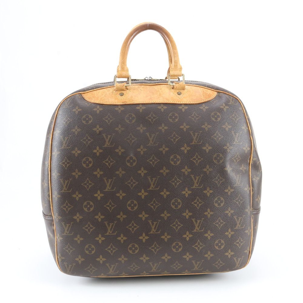 Louis Vuitton Monogram Evasion Leather Boston Bag Tote Carry — view 3