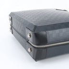 Louis Vuitton Damier Glace Ricky Leather Boston Bag Tote Carry — view 5