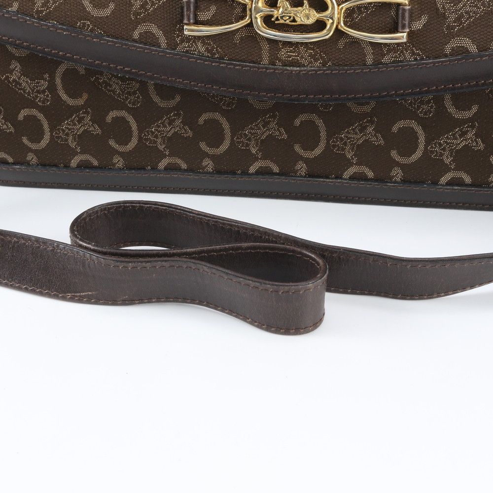 Celine Sulky C Carriage Leather 2-Way Shoulder Bag Clutch — view 2