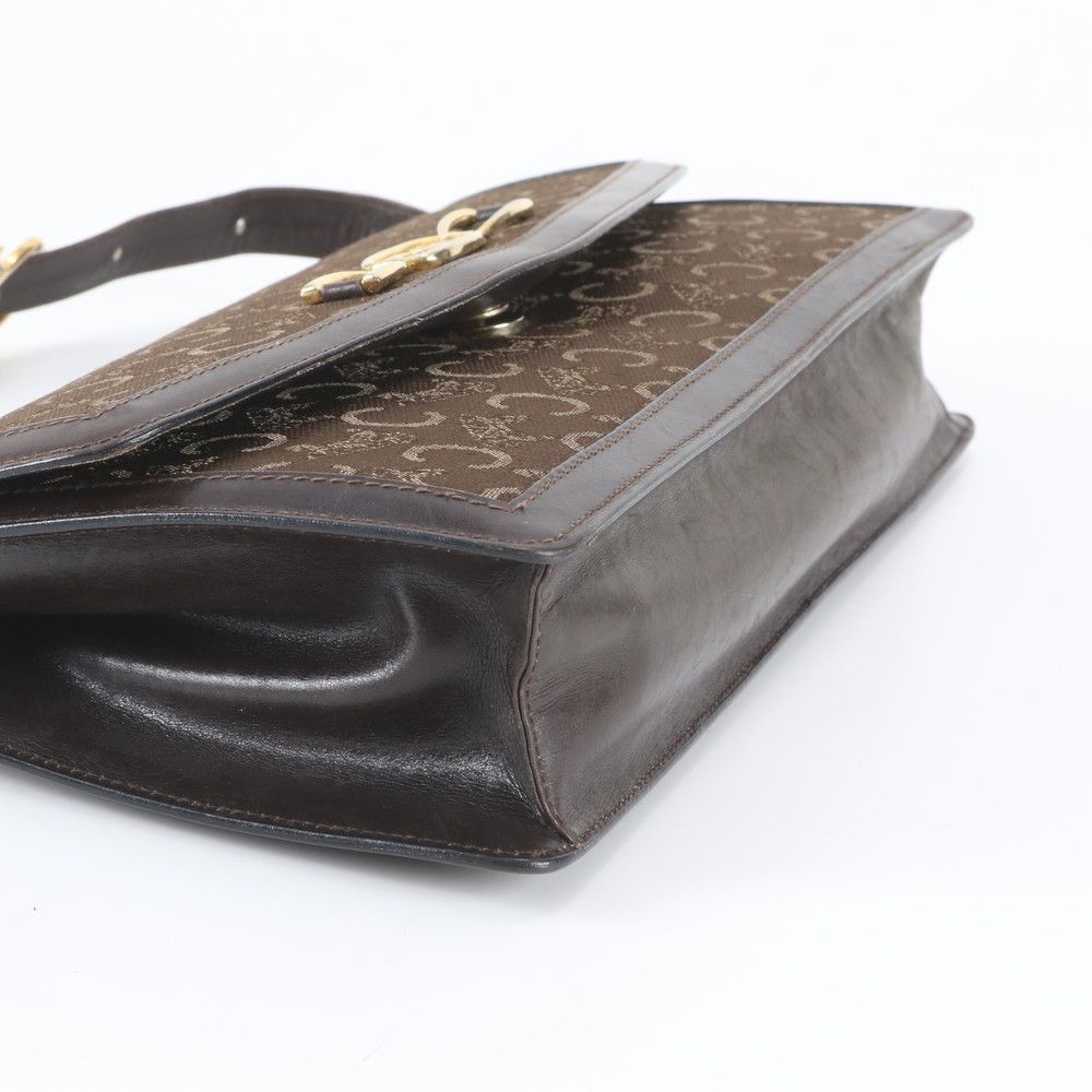 Celine Sulky C Carriage Leather 2-Way Shoulder Bag Clutch — view 4