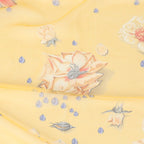 Hermes Carre Jean 140 la Rosee Rose Drops Silk 100% Scarf — view 7