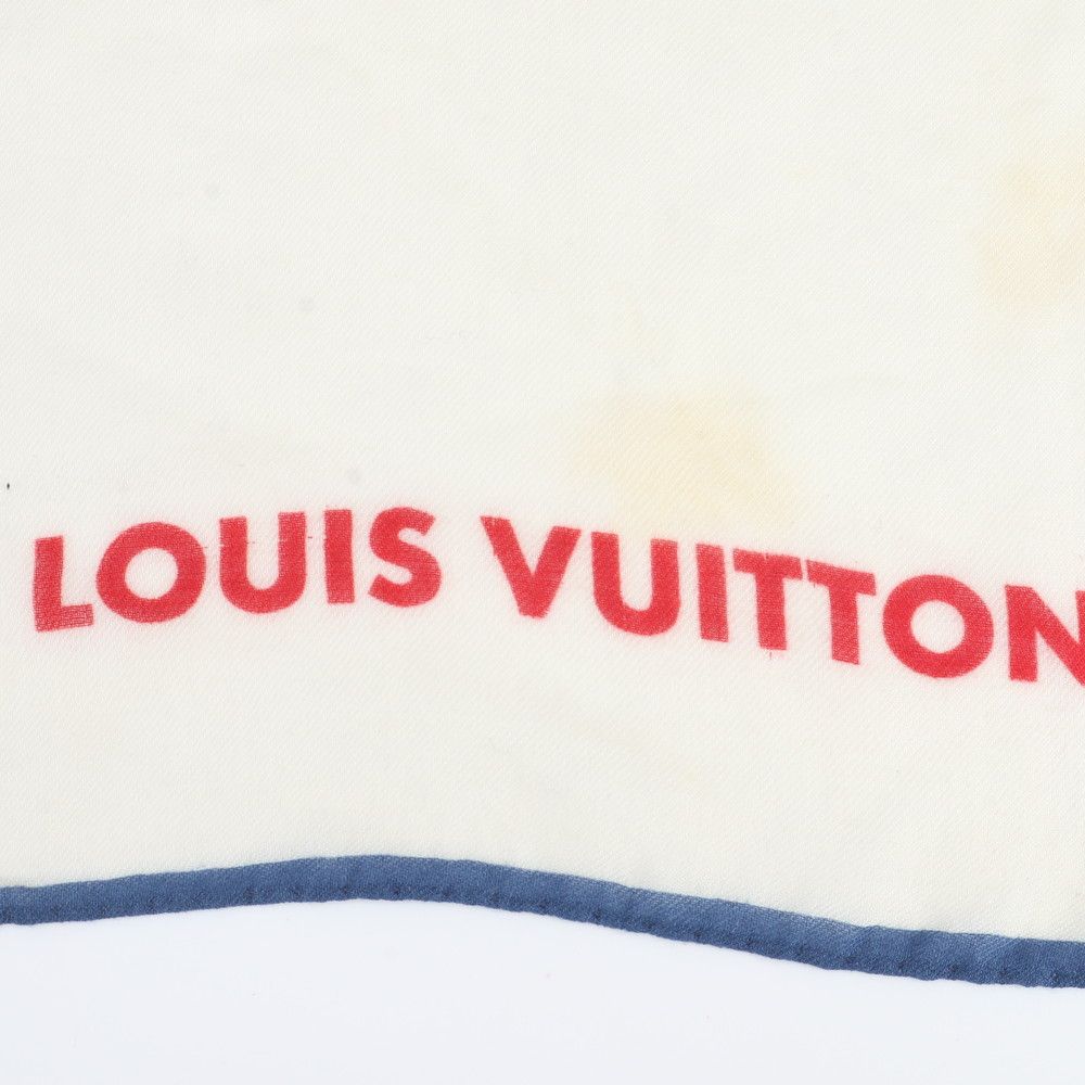 Louis Vuitton Planet LV Silk Large Shawl Scarf — view 8