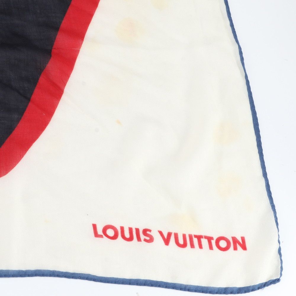 Louis Vuitton Planet LV Silk Large Shawl Scarf — view 7