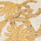 Chanel Silk 100% CC Logo Pattern Scarf — view 7
