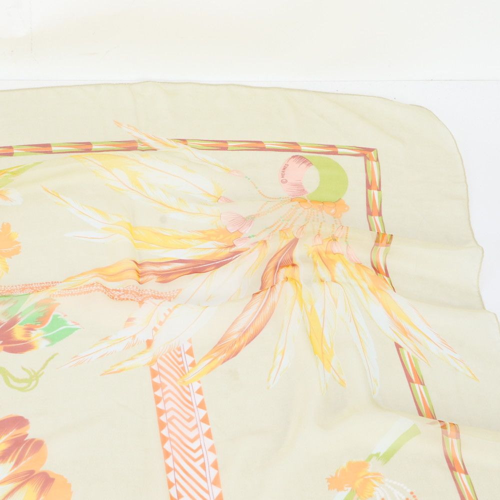 Hermes Carre Jean Brazil Silk 100% Scarf — view 4
