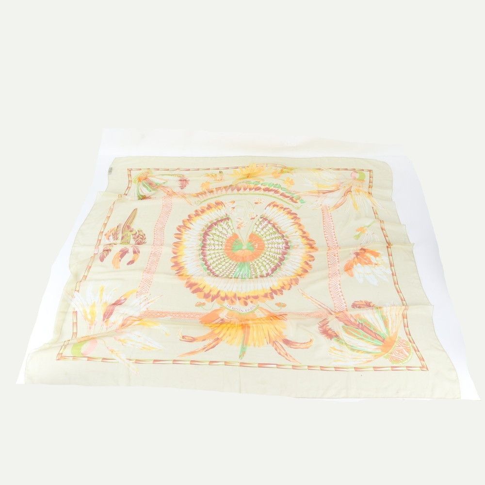 Hermes Carre Jean Brazil Silk 100% Scarf