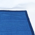 Louis Vuitton Large Blue Shawl Scarf Leather — view 3