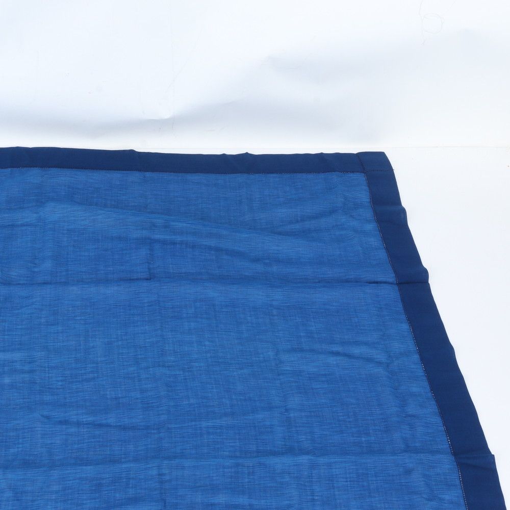 Louis Vuitton Large Blue Shawl Scarf Leather — view 3