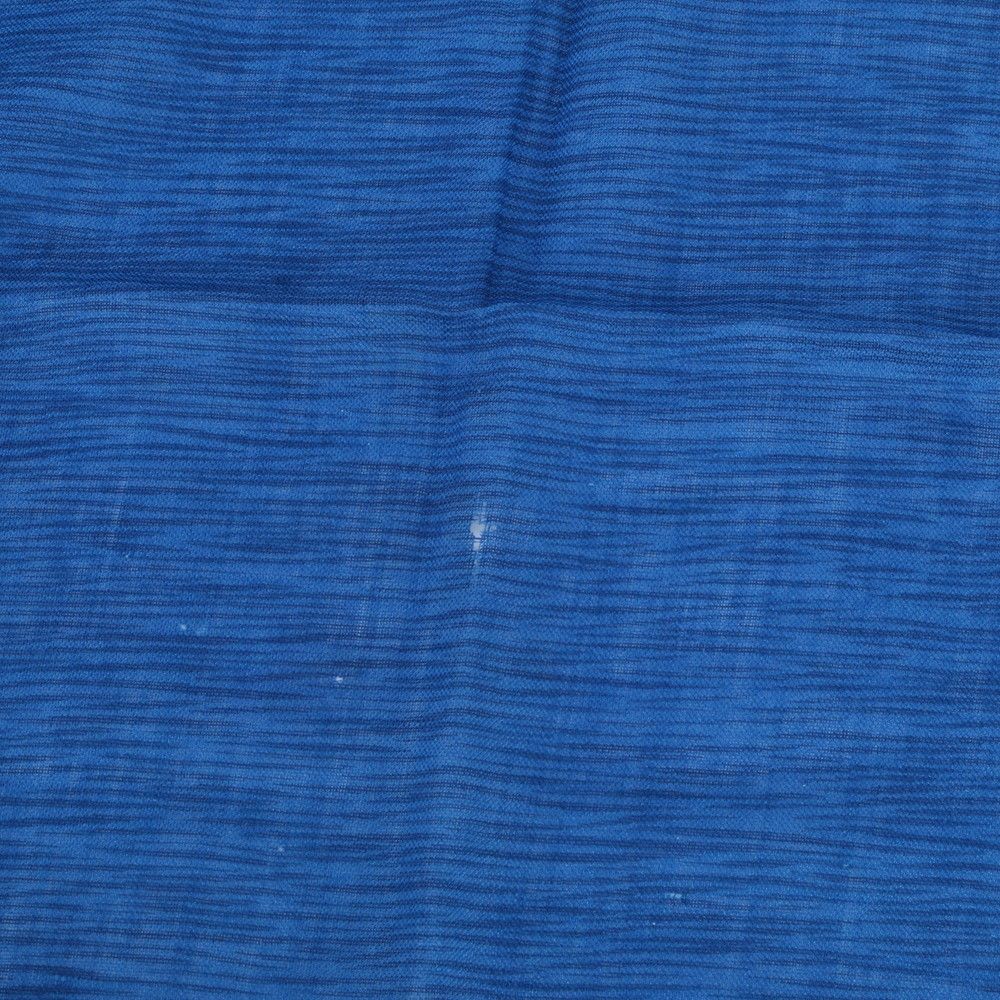 Louis Vuitton Large Blue Shawl Scarf Leather — view 6