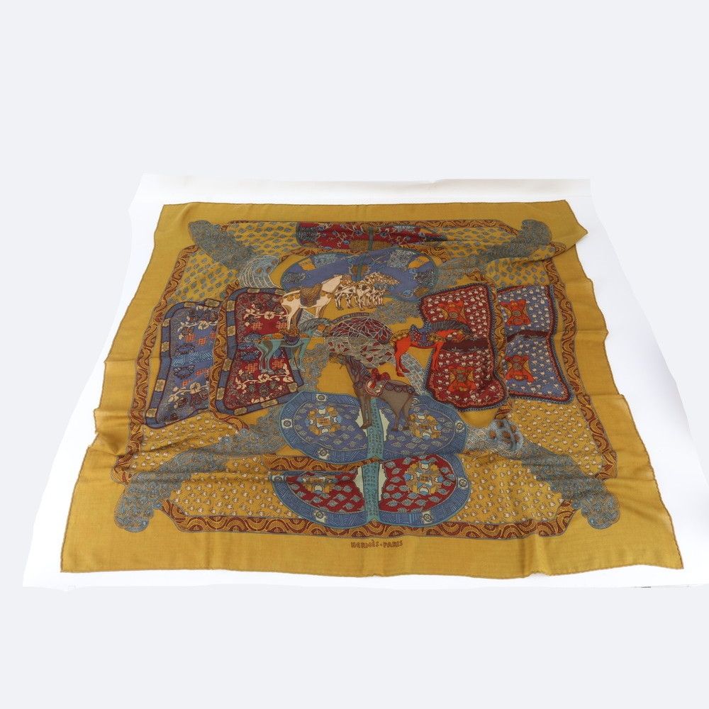 Hermes Carre Jean Des Steppes Scarf