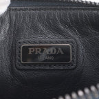 Prada Saffiano Leather Clutch Pouch Business Navy — view 8