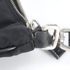 Prada Tessuto Nylon Triangle Logo Shoulder Bag Crossbody Messenger Black — view 8