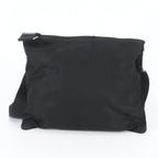 Prada Tessuto Nylon Triangle Logo Shoulder Bag Crossbody Messenger Black — view 3