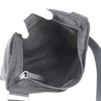 Prada Tessuto Nylon Triangle Logo Shoulder Bag Crossbody Messenger Black — view 7