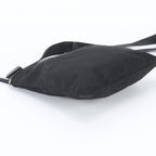 Prada Tessuto Nylon Triangle Logo Shoulder Bag Crossbody Messenger Black — view 5