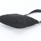 Prada Tessuto Nylon Triangle Logo Shoulder Bag Crossbody Messenger Black — view 4