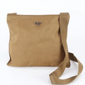 Prada Tessuto Nylon Triangle Logo Leather Shoulder Bag Crossbody Messenger
