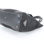 Prada Tessuto Nylon Leather Tote Bag Shoulder Hand Black — view 4