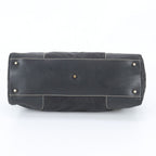 Prada Tessuto Nylon Leather Tote Bag Shoulder Hand Black — view 6