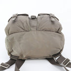 Prada Tessuto Nylon Triangle Logo Leather Backpack — view 6