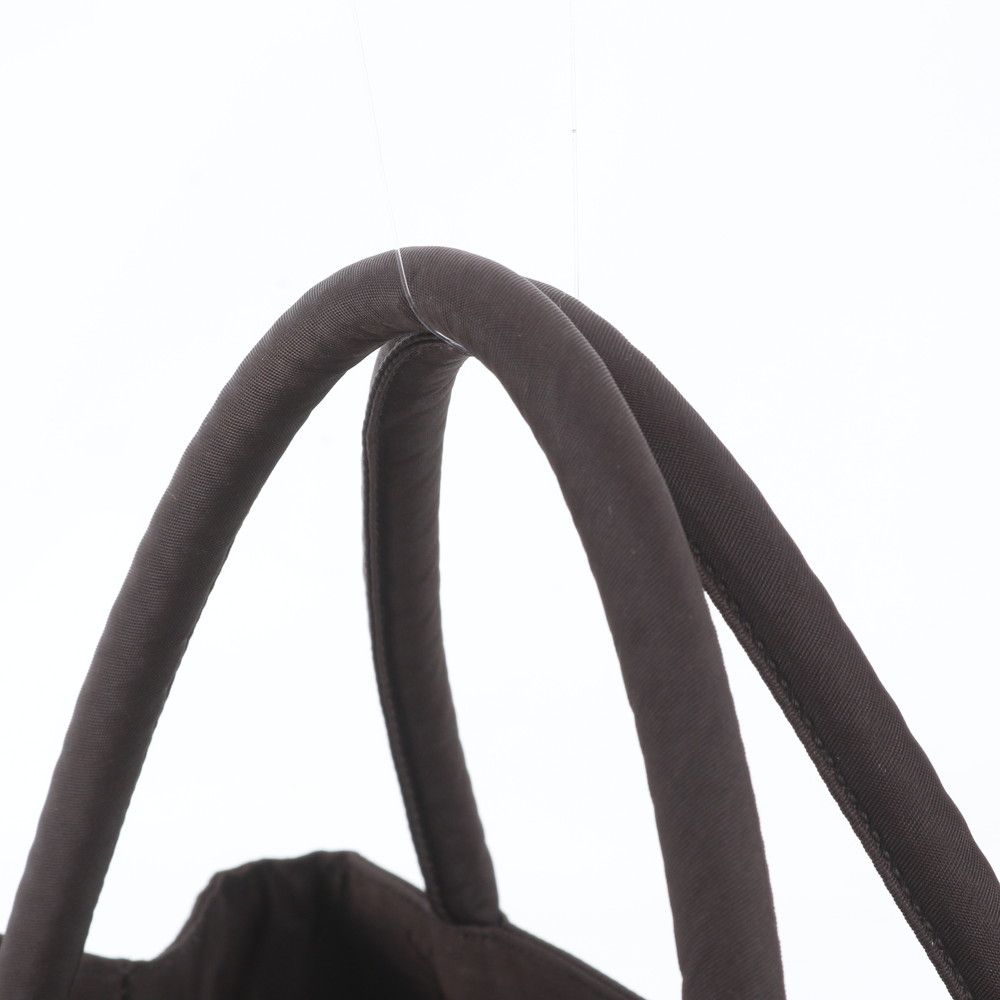 Prada Tessuto Nylon Triangle Logo Tote Bag Shoulder Hand Black — view 2