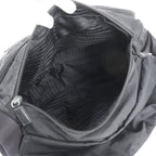 Prada Tessuto Nylon Leather Shoulder Bag Crossbody Messenger — view 7