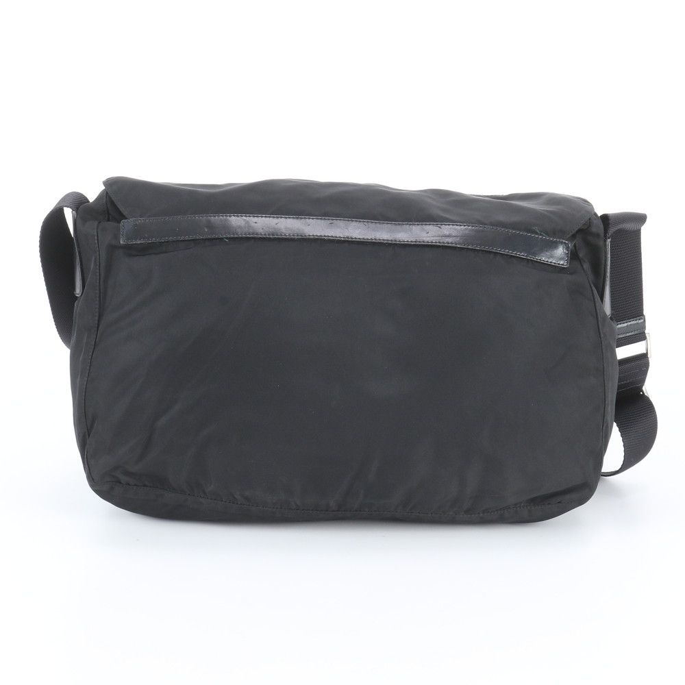 Prada Tessuto Nylon Leather Shoulder Bag Crossbody Messenger — view 3