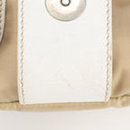 Prada Tessuto Nylon Triangle Logo Leather Shoulder Bag Messenger — view 8
