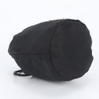 Prada Tessuto Nylon Triangle Logo Handbag Pouch Black — view 4