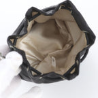 Prada Tessuto Nylon Triangle Logo Handbag Pouch Black — view 6