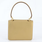 Celine Vintage Leather Handbag Gold — view 3