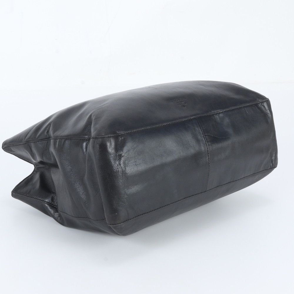 Prada Leather Tote Bag Shoulder Hand Black — view 5