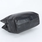 Prada Leather Tote Bag Shoulder Hand Black — view 5