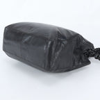 Prada Leather Tote Bag Shoulder Hand Black — view 4