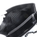 Prada Leather Tote Bag Shoulder Hand Black — view 7