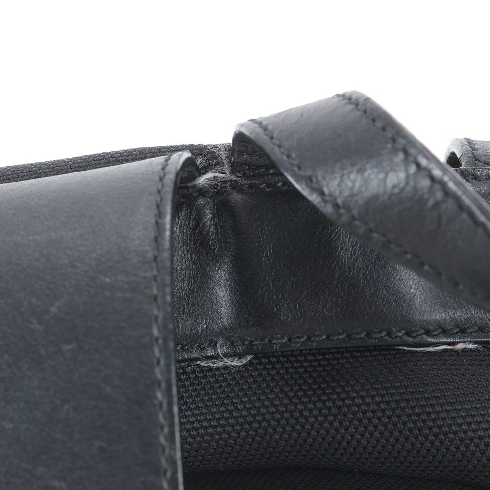 Gucci Sherry Line Leather Backpack Shoulder Bag Black — view 8