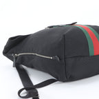 Gucci Sherry Line Leather Backpack Shoulder Bag Black — view 5