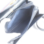 Gucci Vintage Leather Shoulder Bag Crossbody Navy — view 7