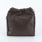 Loewe Nappa Drawstring Leather Shoulder Bag Brown — view 3