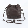 Loewe Nappa Drawstring Leather Shoulder Bag Brown