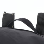 Prada Tessuto Nylon Triangle Logo Backpack Shoulder Bag Black — view 2