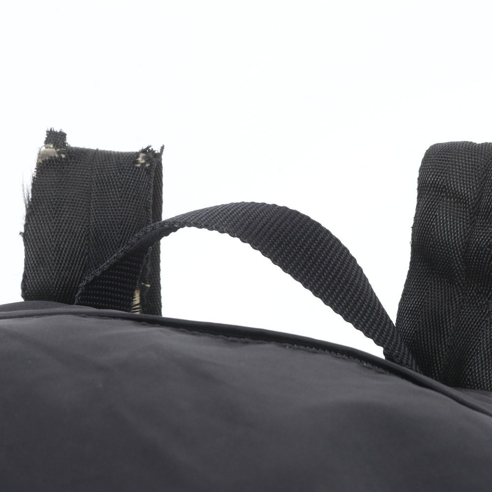 Prada Tessuto Nylon Triangle Logo Backpack Shoulder Bag Black — view 2