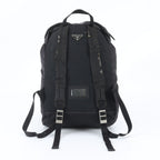 Prada Tessuto Nylon Triangle Logo Backpack Shoulder Bag Black — view 4