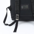 Prada Tessuto Nylon Triangle Logo Backpack Shoulder Bag Black — view 3