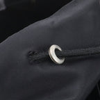 Prada Tessuto Nylon Triangle Logo Backpack Shoulder Bag Black — view 6